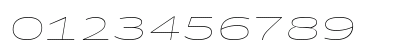 Georama Extra Expanded Thin Italic