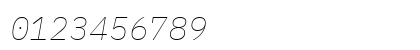 IBM Plex Mono Thin Italic