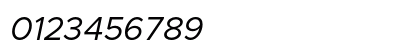 Metropolis Regular Italic