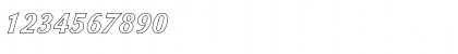 EricBeckerOutline BoldItalic Font