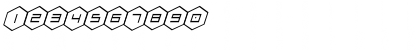 HEX:gon Staggered Italic Italic Font HEX:gon Staggered Italic Italic Font