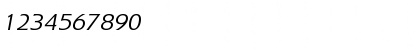 ExtensionLightItalic Roman Font