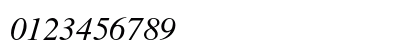 Times Italic Times Italic