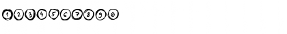 Letters in Circles Regular Font Letters in Circles Regular Font