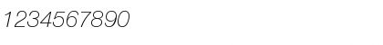 HelveticaNeue LT 36 ThinIt Regular Font