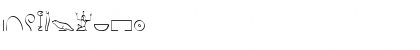 Hieroglyphic Regular Font Hieroglyphic Regular Font