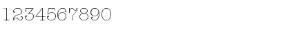 AmericanTypewriter LT Light Regular Font