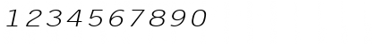 Lechter Extended Italic Font
