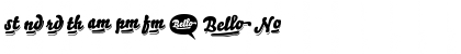 Bello Words Solo Font