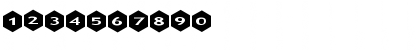 AlphaShapes hexagons Normal Font
