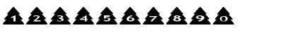 AlphaShapes xmas trees Normal Font