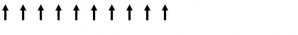 Arrows1 Regular Font