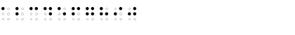 Braille AOE Regular Font