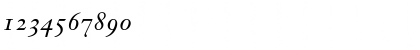 Janson OldStyle SSi Italic Oldstyle Figures Font
