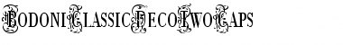 BodoniClassicDecoTwoCaps Regular Font