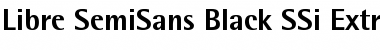 Libre SemiSans Black SSi Extra Bold Font