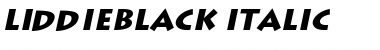 Download LiddieBlack Font