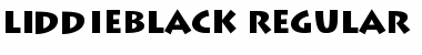 Download LiddieBlack Font