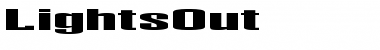 Download LightsOut Font Download LightsOut Font