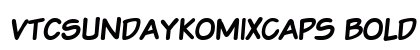 VTCSundaykomixcaps Bold preview