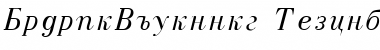 BodoniCyrillic RegularItalic Font