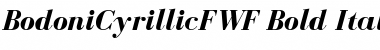 Download BodoniCyrillicFWF Font