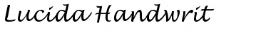 Lucida Handwrit Regular Font