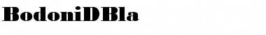 BodoniDBla Regular Font