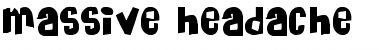 Download Massive Headache Font