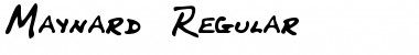 Maynard Regular Font Maynard Regular Font