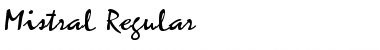 Mistral Regular Font