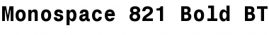 Monospac821 BT Font