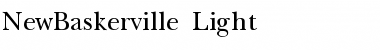 NewBaskerville Light Font