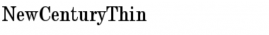 NewCenturyThin Normal Font