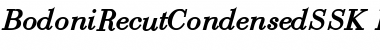 BodoniRecutCondensedSSK BoldItalic Font