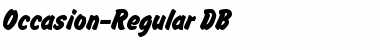 Occasion DB Regular Font