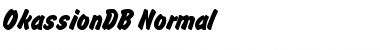 Download OkassionDB Font Download OkassionDB Font