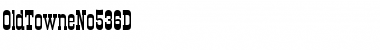 Download OldTowneNo536D Font Download OldTowneNo536D Font