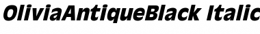 Download OliviaAntiqueBlack Font Download OliviaAntiqueBlack Font