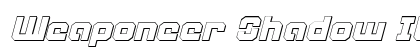 Weaponeer Shadow Italic Italic preview