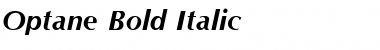 Optane Bold Italic Font