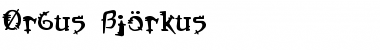 Orbus Bjorkus Font