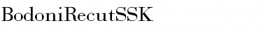 BodoniRecutSSK Regular Font