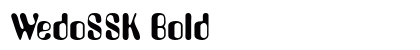WedoSSK Bold preview