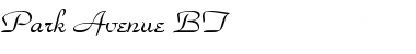 Download ParkAvenue BT Font Download ParkAvenue BT Font