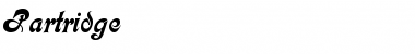 Download Partridge Font Download Partridge Font