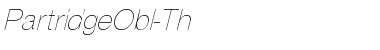 Download PartridgeObl-Th Font Download PartridgeObl-Th Font