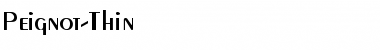 Download Peignot-Thin Font