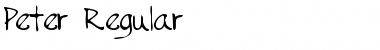 Peter Regular Font