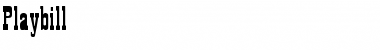 Download Playbill Font Download Playbill Font
